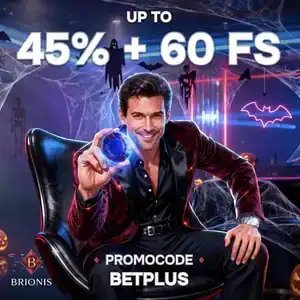 Kod promocyjny BETPLUS w Brionis Casino: do 45% + 60 FS w grze Luck and Magic