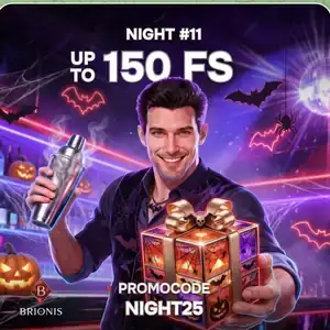 Kod promocyjny NIGHT25 w Brionis Casino: 150 FS w grze Halloween Bonanza